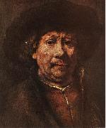 REMBRANDT Harmenszoon van Rijn Little Self-portrait sgr Spain oil painting reproduction